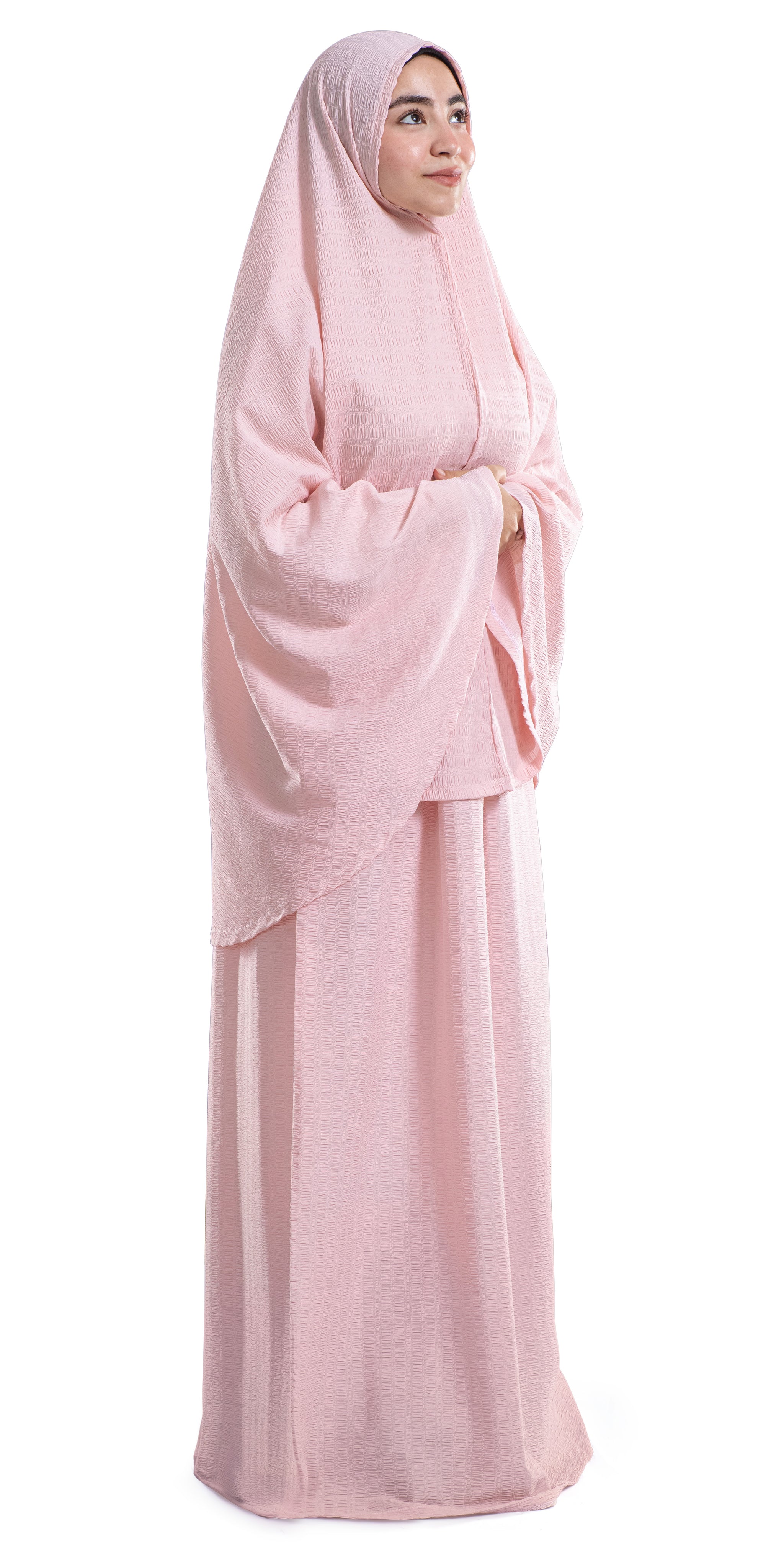 Pink Minimal Islamic Prayer Wear | Urban Rugs Co