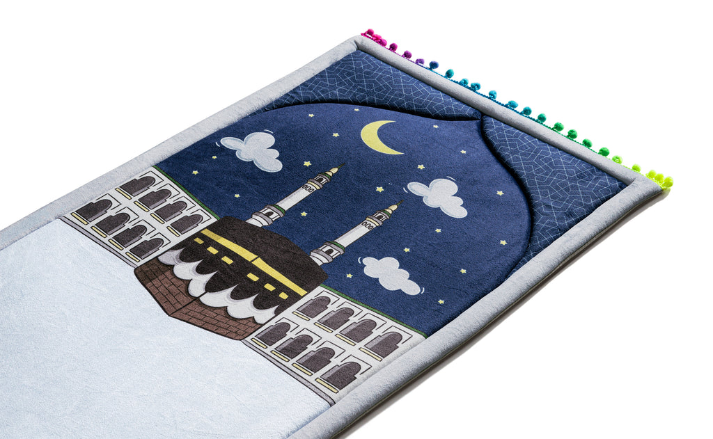 Midnight in Mecca Kids Prayer Mat | Urban Rugs Co