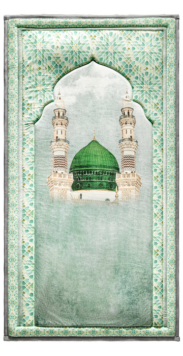 Al-Masjid an-Nabawi Premium Prayer Mat | Urban Rugs Co