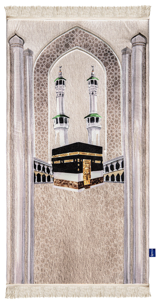 Masjid al-Haram Premium Prayer Mat | urban rugs co