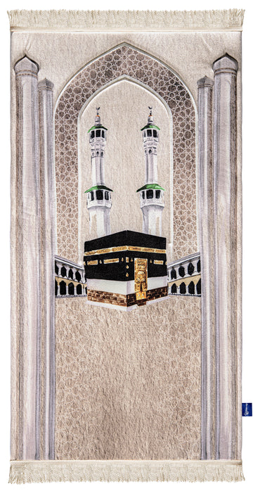 Masjid al-Haram Premium Prayer Mat | urban rugs co