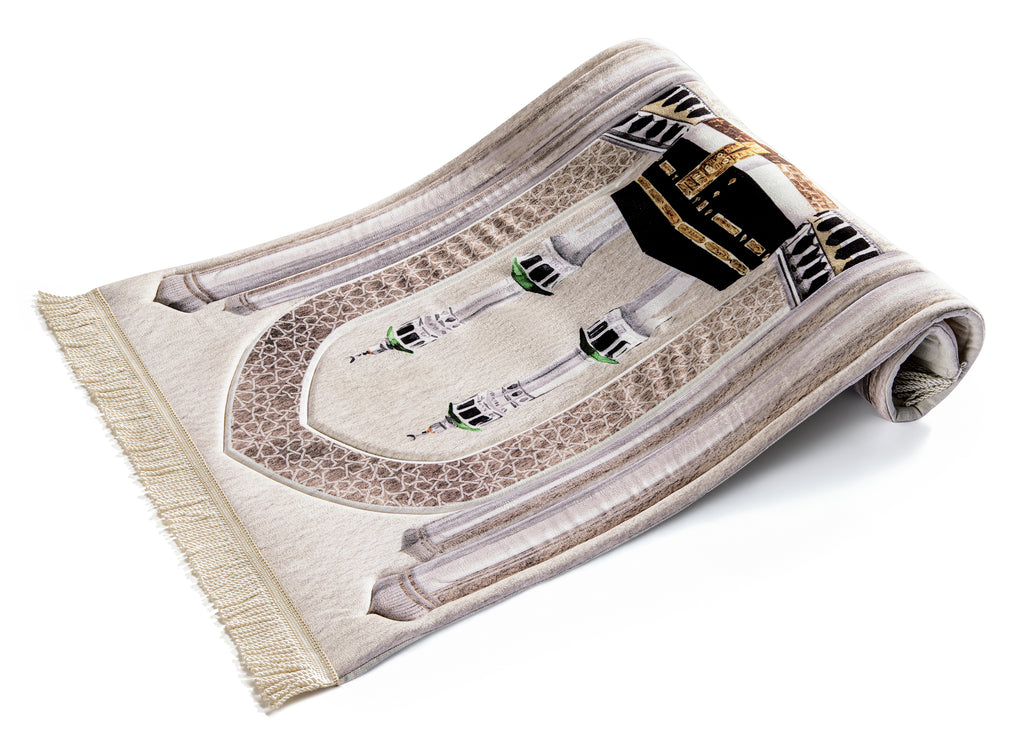 Masjid al-Haram Premium Prayer Mat | urban rugs co