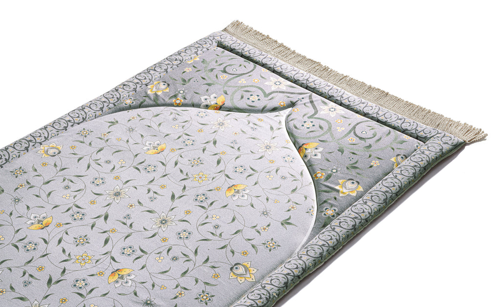 Yellow Louts Premium Prayer Mat | urban rugs co