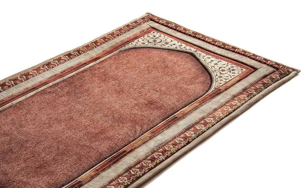 Florish Arch Premium Prayer Mat | Urban Rugs Co